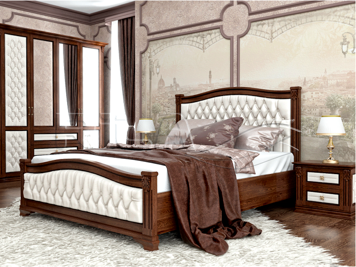 Деревянные кровати из дуба и бука - кровати из массива дерева - кровати