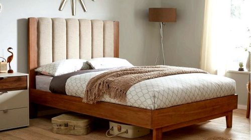Спальня ка с матрасом кровати – современная деревянная мебель